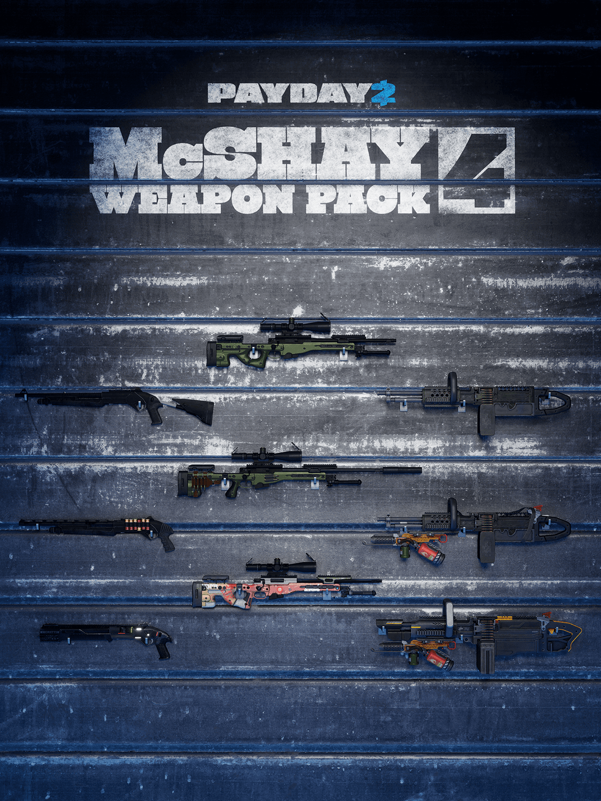 PAYDAY 2: McShay Weapon Pack 4