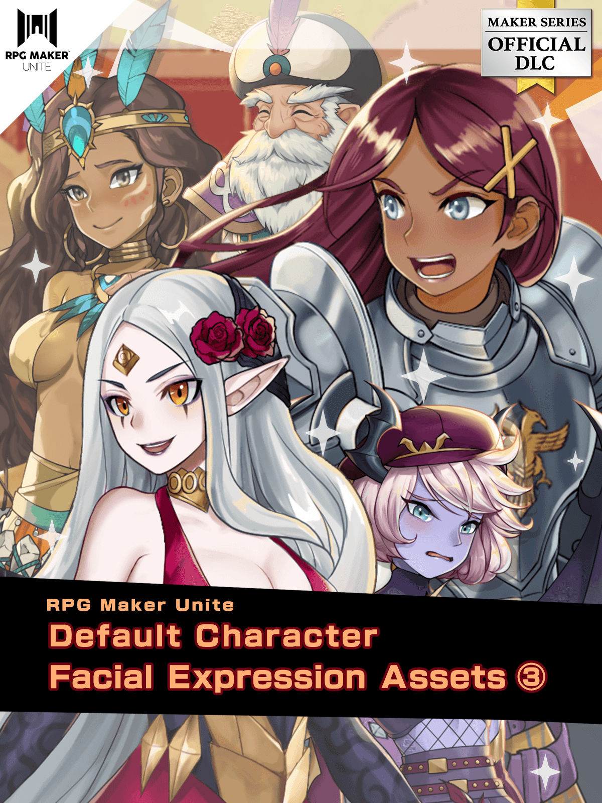 RPG Maker Unite Default Character Facial Expression Assets3