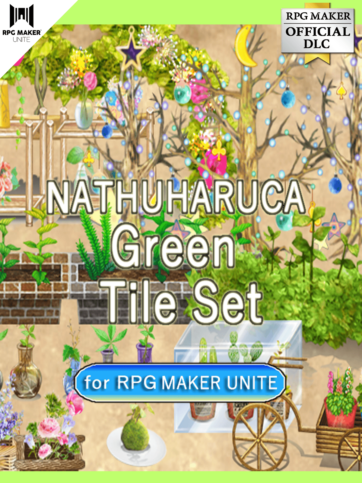 NATHUHARUCA Green Tilesets for RPG MAKER UNITE