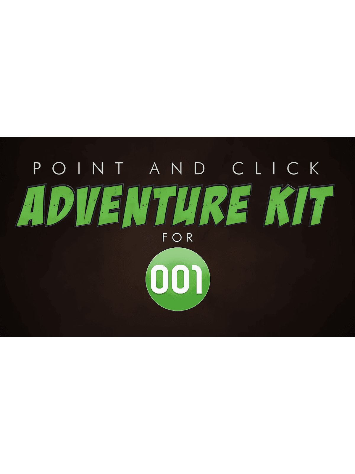 001 Game Creator - Point and Click Adventure Kit