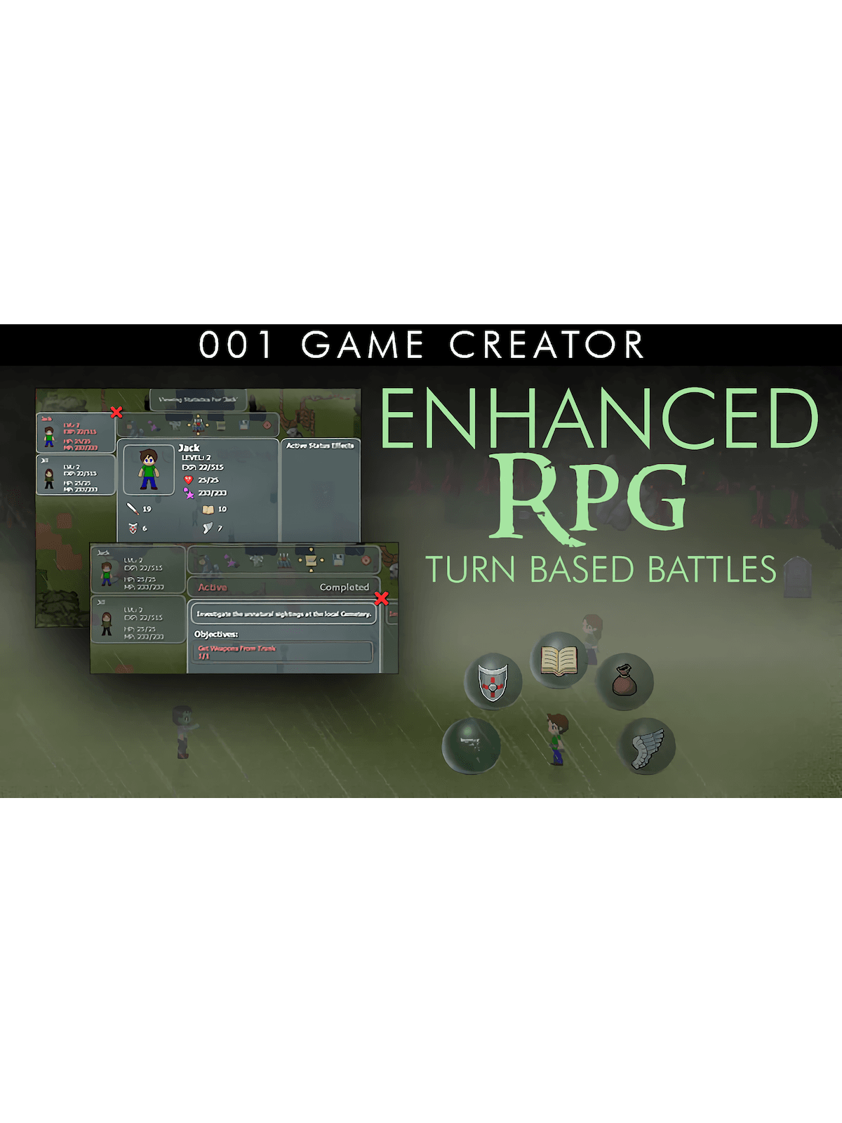 001 Game Creator - Enhanced RPG (Turn-Based Battles)